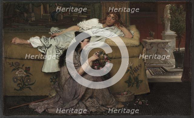 Glaucus and Nydia, 1867. Creator: Lawrence Alma-Tadema (British, 1836-1912).