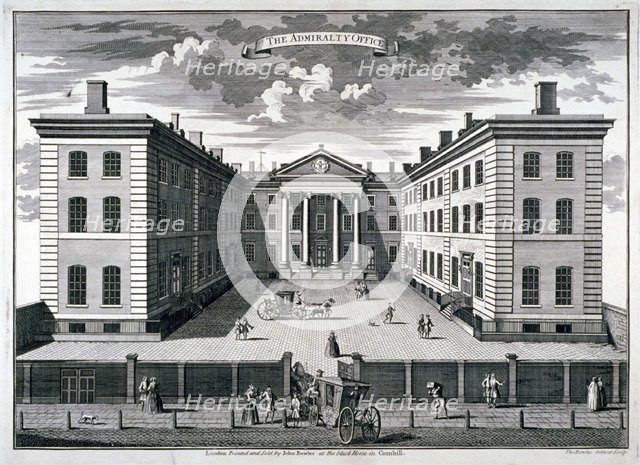 The Admiralty, Whitehall, Westminster, London, 1731. Artist: Thomas Bowles