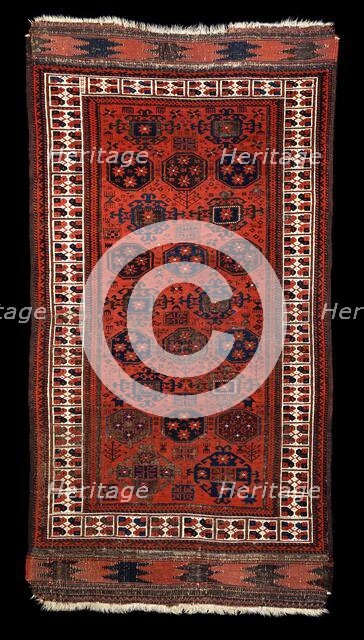 Rug, 1850-1875. Creator: Unknown.