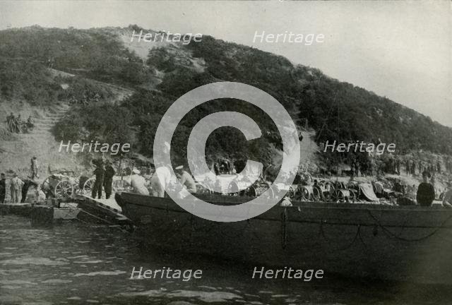 'The Australian Landing-Place at Gaba-Tepe', (1919).  Creator: Unknown.