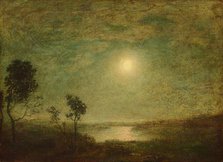 Moonlight, 1886/1895. Creator: Ralph Blakelock.