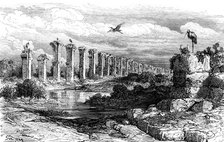 Roman aqueduct, Merida, Spain, 19th century. Artist: Gustave Doré
