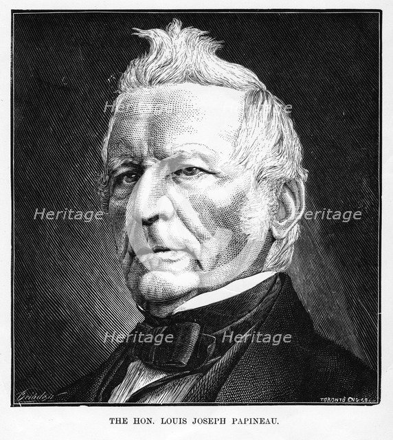 Louis-Joseph Papineau, (1786-1871), Canadian politician and lawyer, 19th century. Artist: Unknown