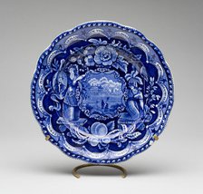 Plate, c. 1826. Creator: James and Ralph Clews.
