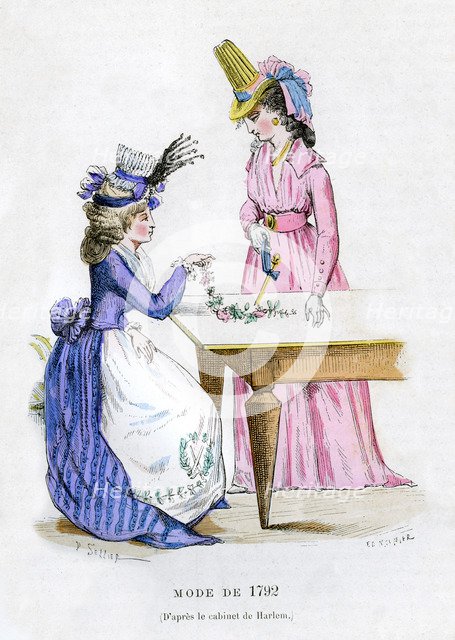 Fashion of 1792 (1882-1884). Artist: Unknown