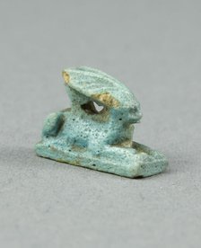 Amulet of a Hare, Egypt, Late Period-Ptolemaic Period (7th-1st centuries BCE). Creator: Unknown.