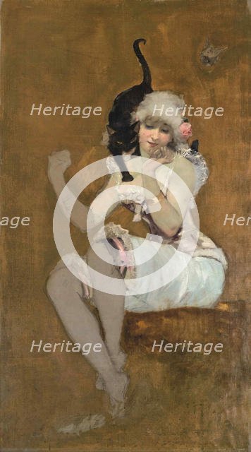 Une paire d'amis, ca 1881. Creator: Willette, Adolphe (1857-1926).