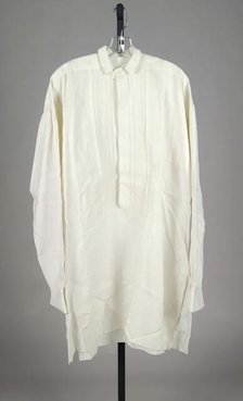 Evening shirt, American, ca. 1860. Creator: Unknown.