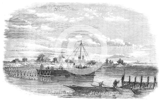 Sketches in Asiatic Russia - Fishing Station below Astrakan, 1857. Creator: Unknown.