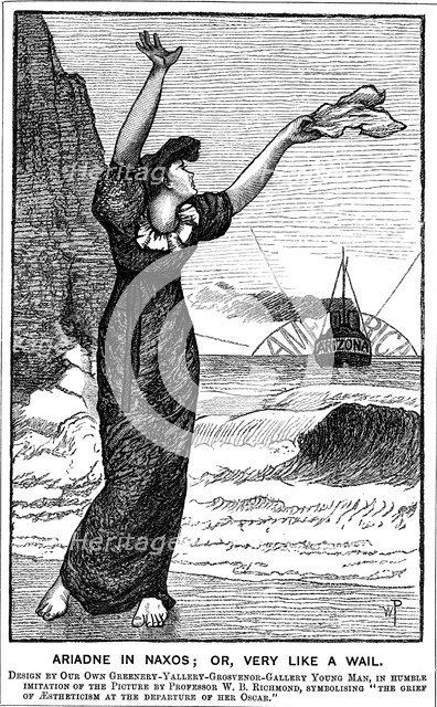 'Ariadne in Naxos; or, Very Like a Wail', 1882. Artist: Unknown