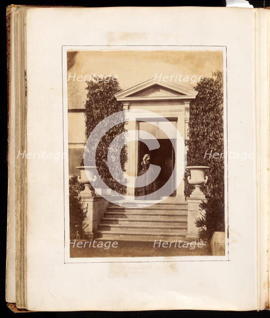 Untitled [woman in a doorway], 1849/60.  Creator: Unknown.