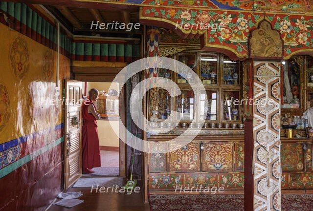 Spituk Monastery, Ladakh, India, 2023. Creator: Peter Thompson.