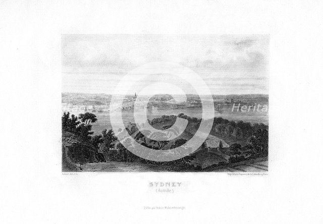 Sydney, Australia, 19th century.Artist: Aubert