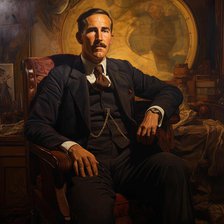 AI IMAGE - Portrait of Howard Carter, 1930s, (2023). Creator: Heritage Images.