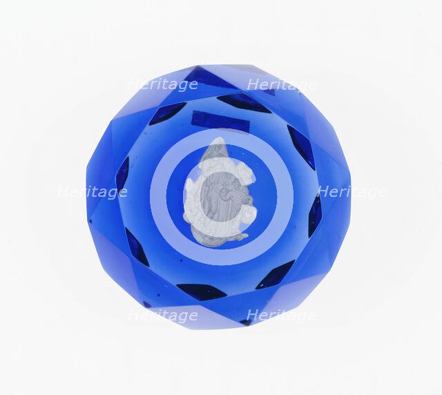 Paperweight, Baccarat, c. 1846-55. Creator: Baccarat Glasshouse.