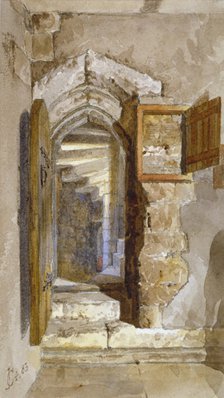 Interior view of the Salt Tower within the Tower of London, 1883. Artist: John Crowther