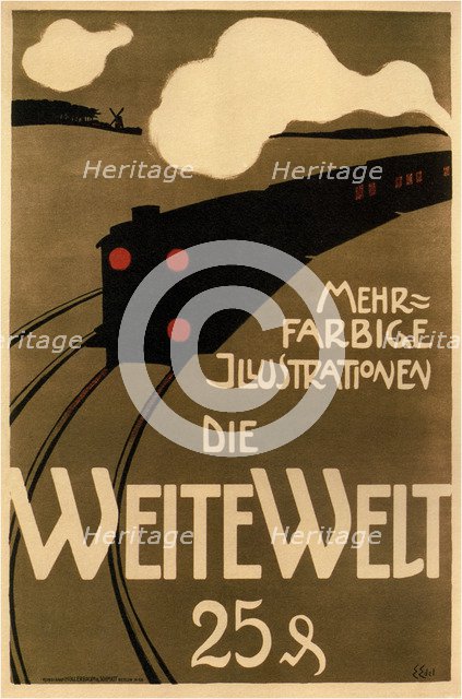 The Wide World, 1900. Artist: Edel, Edmund (1863-1934)