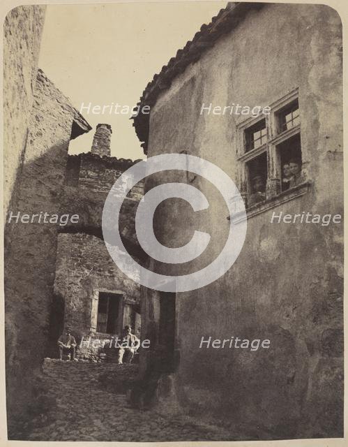 View of a Village, late 1850s. Creator: Domini (French, 1829-1895).