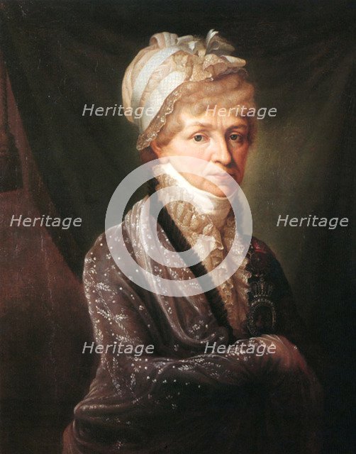 Portrait of Princess Natalya Petrovna Galitzine (1741-1837), Early 19th cen.. Artist: Anonymous  
