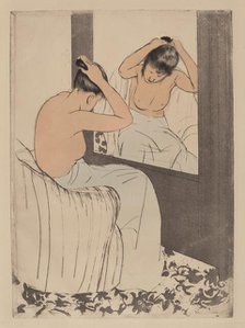 The Coiffure, 1890-1891. Creator: Mary Cassatt.