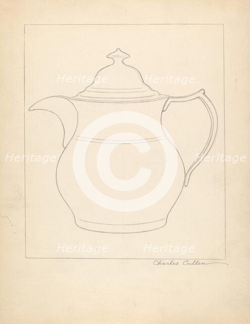 Coffee Pot, 1935/1942. Creator: Charles Cullen.
