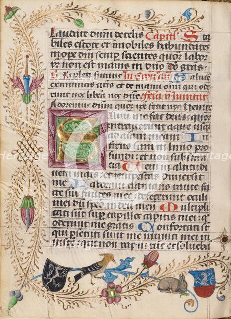 Decorated Initial S; Diurnal, about 1485. Creator: Unknown.