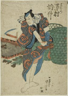 The actor Sawamura Tossho as Yoemon, c. 1830s. Creator: Utagawa Kuniyoshi.