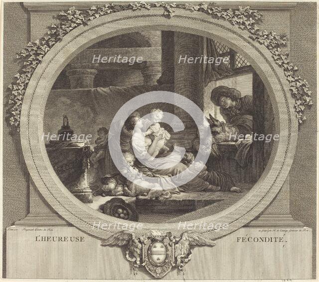 L'heureuse fécondité, 1777. Creator: Nicolas Delaunay.