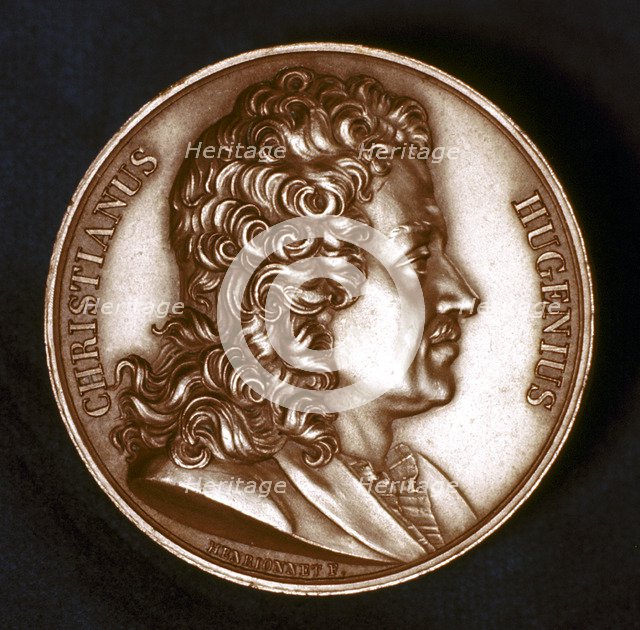 Christiaan Huyghens (1629-1695), Dutch physicist. Artist: F Henrionnet