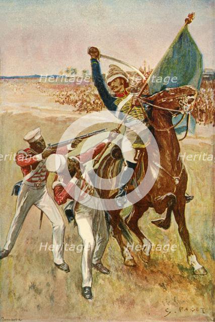 'Roberts Wins the Victoria Cross', (1901). Creator: Sidney E Paget.