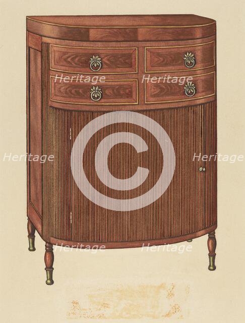 Washstand, 1935/1942. Creator: Unknown.