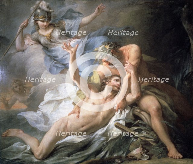 'Ulysses Lands on the Isle of Calypso', 1737. Artist: Pierre Charles Tremolieres