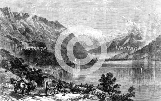 "The Lake of Geneva" - painted by W. Collingwood Smith - from the Exhibition of the Society of Paint Creator: Unknown.