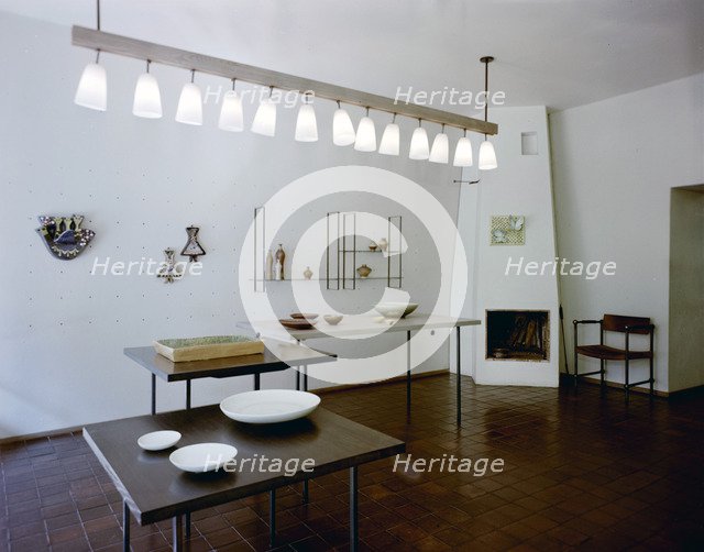 Exhibition of Arabia ceramics, Helsinki, Finland, 1970s. Artist: Göran Algård