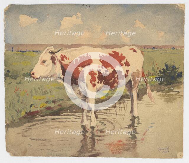 Cow, 1904. Creator: Gustav Mally.