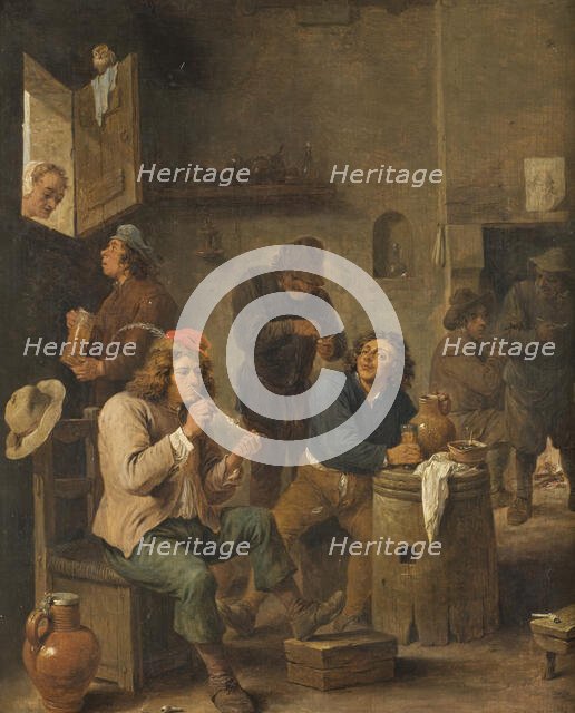 Interior of a Tavern, 1661. Creator: David Teniers II.