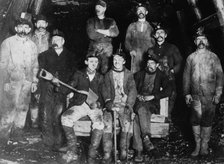 Coal miners, between c1910 and c1915. Creator: Bain News Service.