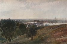 'The Thames from Greenwich Hill', c1820. Creator: Peter de Wint.