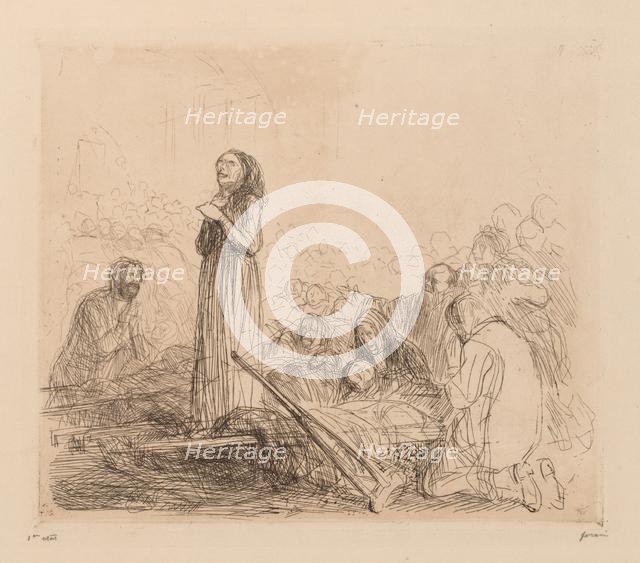 The Miracle at Lourdes. Creator: Jean Louis Forain (French, 1852-1931).