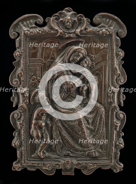 Madonna and Child with Saint John, mid 16th century. Creator: Unknown.