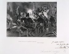 'Dormez donc, avec des gaillards comme ca!', Siege of Paris, 1870-1871 (1871). Artist: Auguste Bry