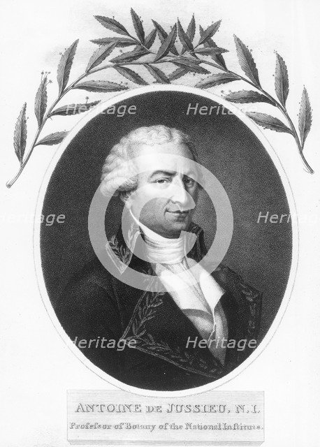 Antoine de Jussieu, 18th century French botanist, 1807. Artist: Unknown