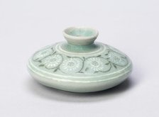 Oil bottle with Chrysanthemums, South Asia, Goryeo dynasty (918-1392), 13th century. Creator: Unknown.