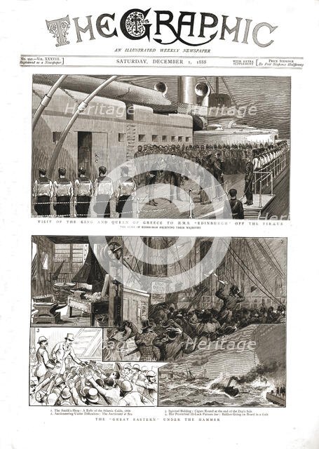 ''The Graphic, Front Cover Saturday December 1. 1888', 1888. Creator: Unknown.