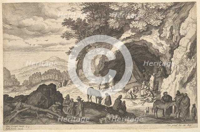 Landscape with Gypsy Camp, n.d. Creator: Aegidius Sadeler II.