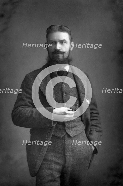 George Bernard Shaw (1856-1950) Irish dramatist, critic and Fabian, 1893.Artist: W&D Downey