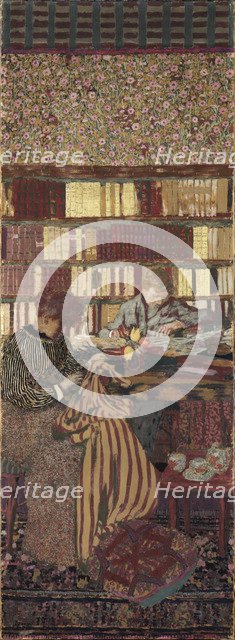 The Privacy. Decoration for the Library of Dr. Vaquez. Artist: Vuillard, Édouard (1868-1940)