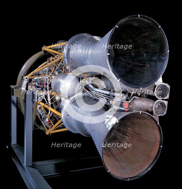 Rocket Engine, Liquid Fuel, Navaho Missile, 1951-1956. Creator: North American Aviation Inc..