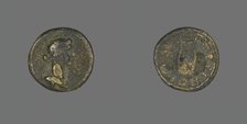 Coin Depicting Bust of Dionysos, 3rd century CE. Creator: Unknown.