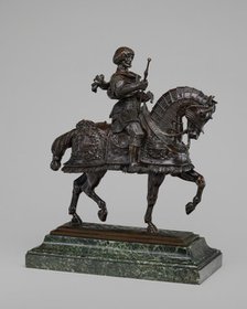 Gaston de Foix on Horseback, model 1839/1840, cast after 1855. Creator: Antoine-Louis Barye.